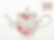 Чайник "Marika" 29*15*17см v=1200мл (вырубка+золотая обводка) (костяной фарфор) (подарочная упаковка)