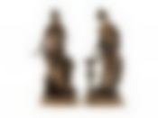 Статуэтка декоративная, набор 2шт. "Античный стиль" 13*11,5*30см (2вида) (полистоун) (белая упаковка)