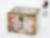 Шкатулка декор. (с выдвижным ящичком) 17*14,5*12см