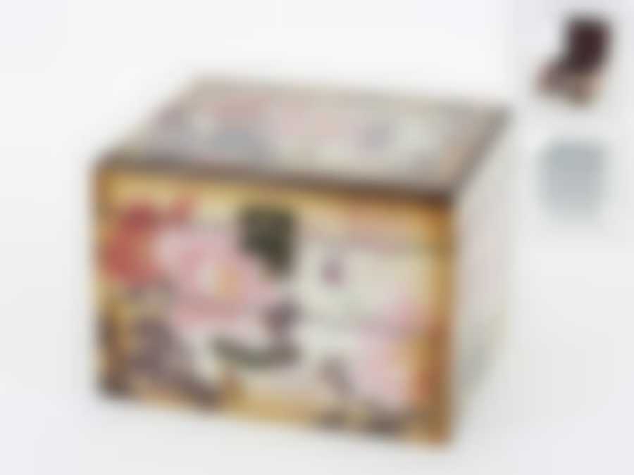 Шкатулка декор. (с выдвижным ящичком) 17*14,5*12см