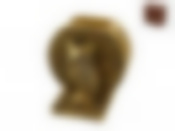 Фигурка декоративная (карандашница) "Золотая сова" 7*5,5*8см (с декоративными стразами) (подарочная упаковка)