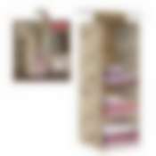 Кофр подвесной для хранения, 4 секции, 30*30*84 см, VINTAGE