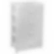 Комод широкий Флоран 4-х секционный (белый)