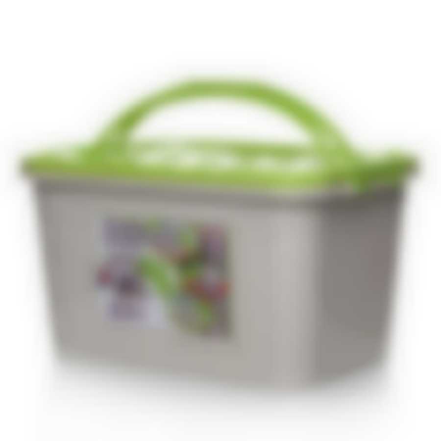 Контейнер прямоугольный со вставкой 15 л (цвет в ассортименте)