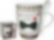 Кружка Бочка с ложкой 340 мл п/уп Любимому папе 001157