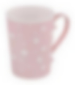 Кружка Горошек 0,35 л (бело-розовый)