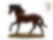 Фигурка декоративная "Гнедой конь" h=27,5см. l=31см. (белая упаковка)