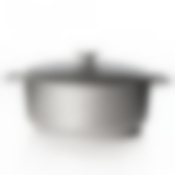 Кастрюля с крышкой, с утолщенным дном, объем 5 л