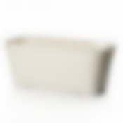 Балконный ящик Ротанг 400 мм (белый ротанг)