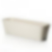 Балконный ящик Ротанг 600 мм (белый ротанг)