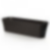 Балконный ящик Ротанг 600 мм (коричневый ротанг)