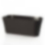 Балконный ящик Ротанг 400 мм (коричневый ротанг)