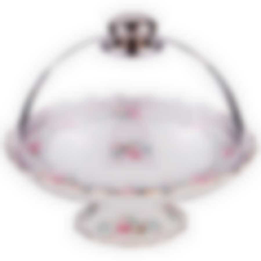 Тортовница с крышкой "МАДЕМУАЗЕЛЬ КИКИ" 22*22*20 см