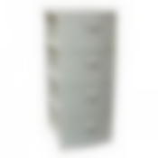 Комод Ротанг 4 секции (белый ротанг)