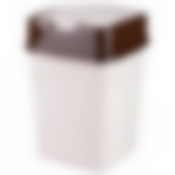 Контейнер для мусор 12 л квадратный (бежевый)