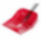 Лопата д/снега из поликарб.с черенком (430*420) (красный)