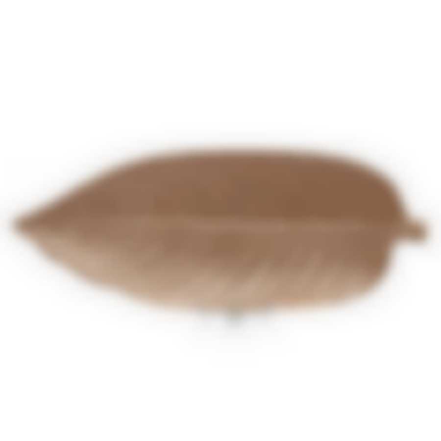 Блюдо декоративное "Лист" 48*18 см, золото