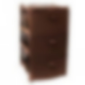 Комод узкий Ротанг 3 секции (коричневый ротанг)