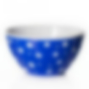 Салатник "Горошек", объем 1,45 л (бело-синий)