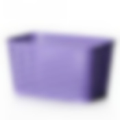 Корзина прямоугольная без ручки "Плетенка", объем 3 л, 230*155 мм, высота 130 м (фиолетовая)