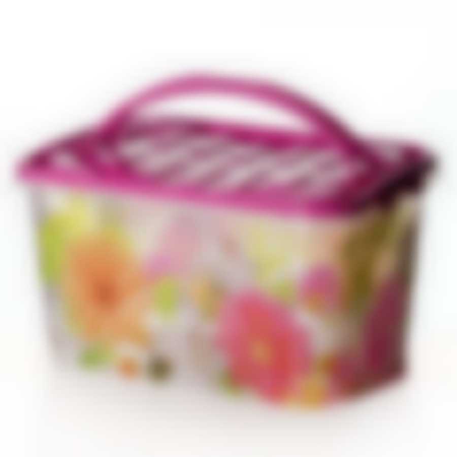 Контейнер "Глория" прямоугольный 15л, 365 х 255 х 210 мм (цвет в ассортименте)