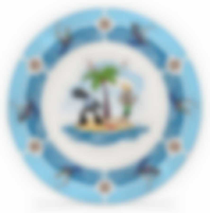 Тарелка закусочная (десертная) Ну, Погоди!, D=20 см