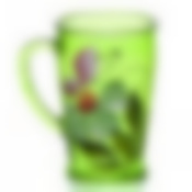 Набор 6 пр. кружка для чая Чайкофф 300 мл. с художественной росписью на крашеном стекле (зеленый