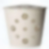 Корзина для белья "Плетёнка", объем 45 л, 380 х 500 х 450 мм (угловая)(цвет "слоновая кость")