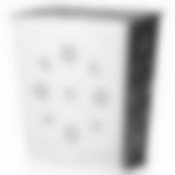 Корзина для белья "Плетенка" 60 л, 46*33*50 см (белая)