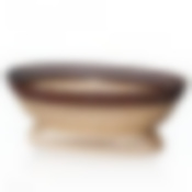 Сухарница овал."Семь злаков люкс", 265*215 мм, высота 85 мм (беж. с корич. окантовкой)