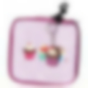 Термобутербродница мягкая "SNACK RICO" IRIS 16*16 см розовая (пирожные на клетках)