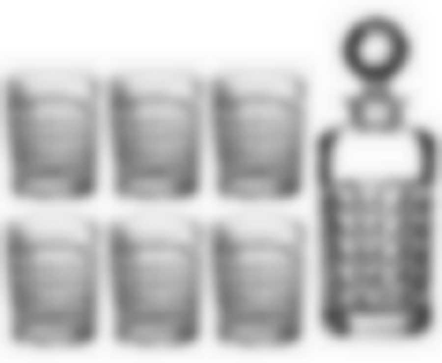 Набор для виски Crystalite Bohemia Даймонд, 7 предметов