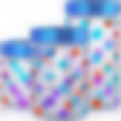 Набор банок для сыпучих продуктов, 3 шт.