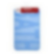 Коврик для ванной c памятью формы "Bath" 45*75*1,2см, синий VORTEX/10