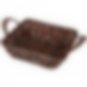 Корзинка с ручками коллекция"НАТУРЕЛЬ" 23*23*6/9 см