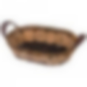 Корзинка с ручками коллекция "НАТУРЕЛЬ" ЗОЛОТОЙ КАНТ 28*20*6/9 см