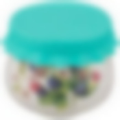 Баночка для меда/варенья с силиконовой крышкой 180 мл. д=8 см. в=7 см.