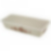 Блюдо для заливного с крышкой "КОРЕЙСКАЯ РОЗА" 28*13 см.высота=6,5 см.