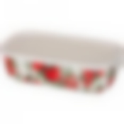 Блюдо для заливного с крышкой "ГРАНАТЫ" 18*9*5 см.