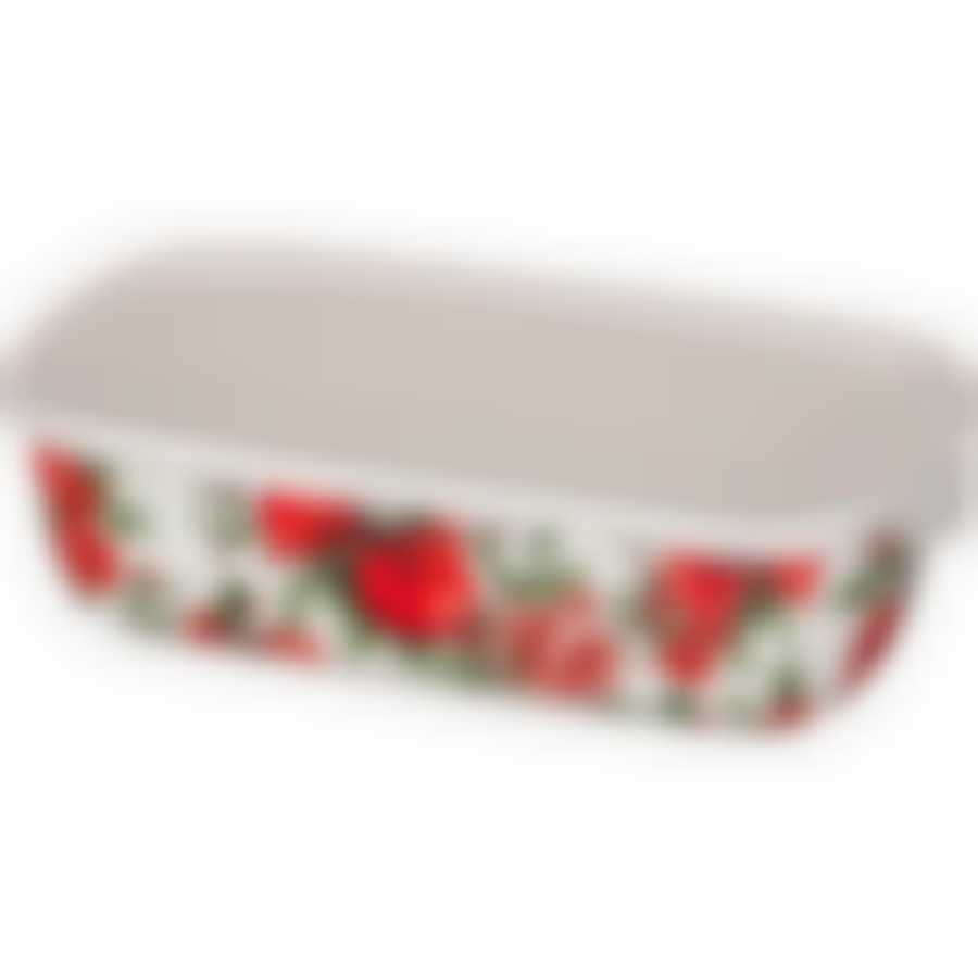 Блюдо для заливного с крышкой "ГРАНАТЫ" 18*9*5 см.