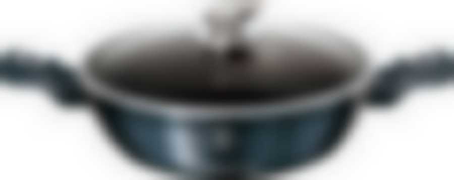 Сотейник с крышкой 28 см Aquamarine Metallic Line