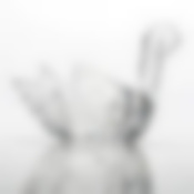 Конфетница "Лебедь" 19 см , "Африканская Роза"