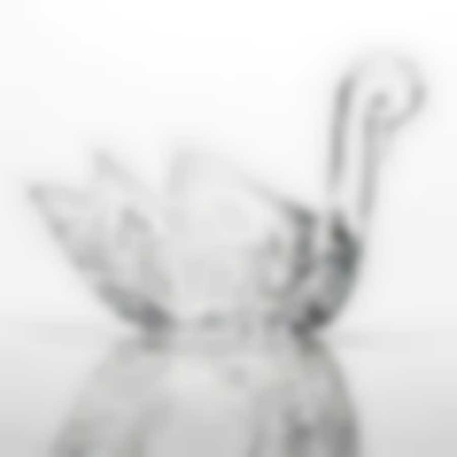 Конфетница "Лебедь" 19 см , "Африканская Роза"