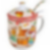 Кружка с заварником и ложкой