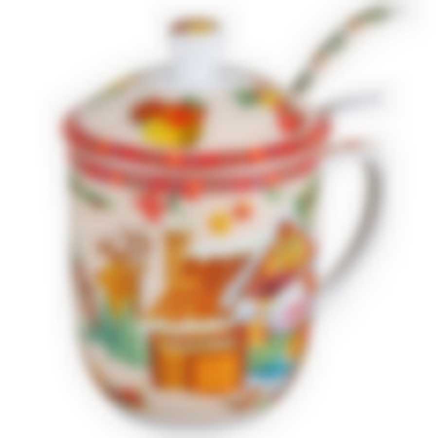 Кружка с заварником и ложкой