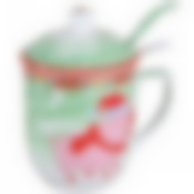 Кружка с заварником и ложкой