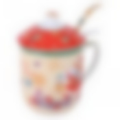 Кружка с заварником и ложкой