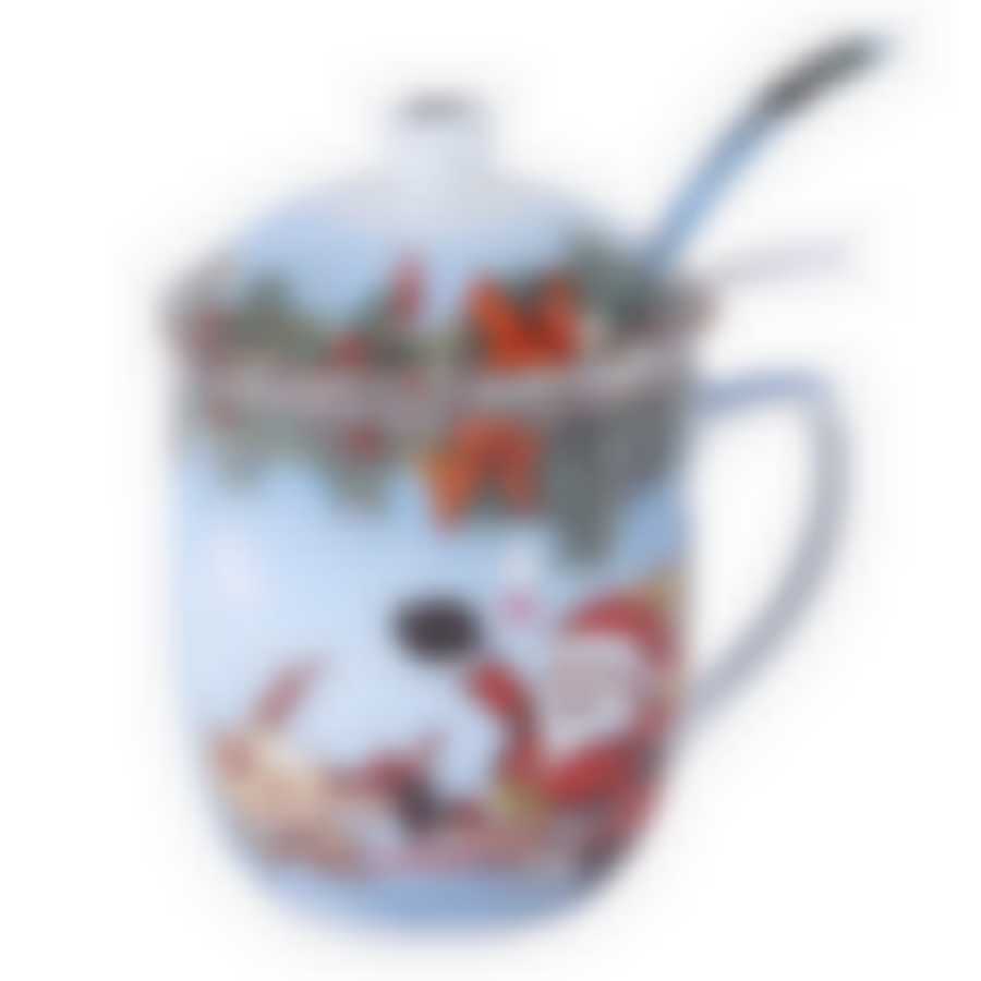 Кружка с заварником и ложкой