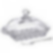 Масленка "MUZA" + нож 17*11*9 см.