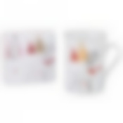 Кружка+мдф подставка новый год 300 мл.